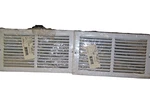2) New Us Aire 12" X 6" White Steel Return Grille Model No. 1400 Lot Of. Fixed Price $19.79.