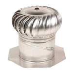 Gaf Master Flow 12" AIC12 Aluminum Internally Braced Wind Turbine Head Vent Base. Fixed Price $49.95.