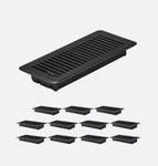 Vevor Floor Registers 4 X 10 Inch 12-PACK Iron Vents For Hvac Grilles. Fixed Price $49.67.