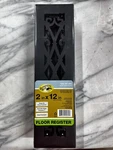 Hampton Bay 2X12 Elegant Scroll Decorative Floor Register Vent Matte Black. Fixed Price $10.00.
