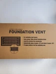 Automatic Foundation Replacement Vent Cover For Crawl Space 8"X16". Fixed Price $24.00.