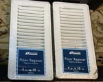 2 Pack Accord 4" X 10" Steel Air Vent Register Covers White - See Description!. Fixed Price $14.99.