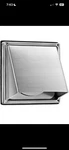 Fresh Speed 6-INCH External Extractor Wall Vent Cushioned Non Return Flap. Fixed Price $27.97.