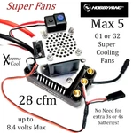 Rcp Xtreme Hobbywing Max High Speed Cooling Fan 5-8V 28CFM System. Fixed Price $41.99.