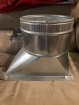 Rossi HU0878, 10" Heto 8"X14", Hand Locking Damper. Fixed Price $100.00.