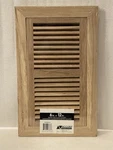 6X12 White Oak Floor Register Flush Mount Unfinished Wood Vent Damper. Fixed Price $94.99.