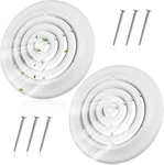 Therwen 2 Pieces 8 Inch Round Diffuser Hvac Ceiling Vent Cover Replacement. Fixed Price $47.99.