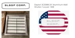 Dayton 3C308B 24" Aluminum Wall Shutter / Louver -nib. Fixed Price $56.96.