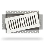 Breezelux BL410 Magnetic Air Supply Vent Cover - Removable Flush 4X10 Inch. Fixed Price $125.87.