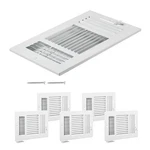 Skyshalo 6X10 In. Floor Registers, 6-PACK Iron Vent Grilles For Home/office. Fixed Price $49.99.