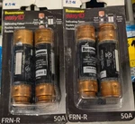 2X Cooper Bussmann Easyid 50A Indicating Fuses Time Delay BP/FRN-R-50ID. Fixed Price $15.16.