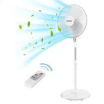 Shinic 16INCH Oscillating Pedestal Fan With Remote CONTROL3 Speed Quiet Floor. Fixed Price $60.92.