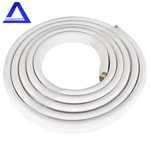 White Install Kit For Mini Split Heat Pump Systems 25FEET 3/8"-5/8" Dia. Pipe. Fixed Price $83.90.