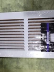 Altus Baseboard Grille 12" X 6" Duct Opening White 639-8172. Fixed Price $17.00.