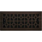 1-IMPERIAL Templar 4 In. X 10 Oil-rubbed Bronze Steel Floor Register RG3398. Fixed Price $37.89.