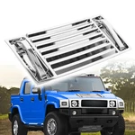For 2003-2009 Hummer H2 Chrome Hood Deck Vent Panel Grille With Handle Covers. Fixed Price $58.24.