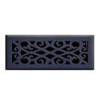 Hampton Bay Elegant 4 In. X 12 Steel Floor Register Matte Black. Fixed Price $15.00.