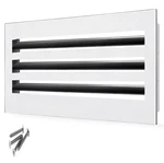 Buildmart - 30X6 White Modern Ac Vent Cover Standard Linear Slot Diffuser. Fixed Price $45.00.