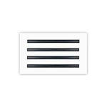 Buildmart - 12X8 White Modern Ac Vent Cover Decorative Air Standard. Fixed Price $110.33.