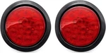 Qty Red 4" Inch 12 Led Round Stop/turn/tail Truck Trailer Light Kits Pigtail. Fixed Price $19.95.
