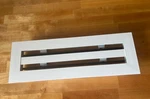 16X4 Modern Ac Vent Cover - Decorative White Air Standard Linear Slot Dif. Fixed Price $39.00.