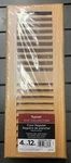 Imperial RG2195 4" X 12" Solid Oak Wood Finished Floor Heat Register Vent. Fixed Price $39.99.