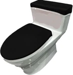 Madeals Velvet Toilet Lid Cover And Tank Fabric For. Fixed Price $19.39.