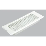 2-UNITED States Hardware 4 In. X 10 1-5/16 White Steel Floor Register. Fixed Price $49.89.