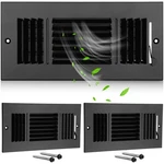 2 Pcs 10 X 4 Inch Ceiling Vent Covers For Home Sidewall And 3 Way Ven.... Fixed Price $48.59.