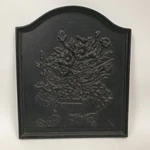 Minuteman Bouquet Cast Iron Fireplace Fireback 17X20 23.5LB Decor. Fixed Price $199.99.