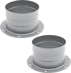 2 Pack 3 Inch Metal Duct Flange Connector Galvanized Air Vent Pipe Fitting. Fixed Price $23.47.