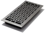 Decor Grates AJH614-NKL Oriental Floor Register, 6-INCH By 14-INCH, Nickel. Fixed Price $27.88.