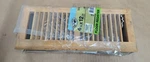 Hampton Bay Floor Register 4X12 Unfinished Oak Wood Duct Vent - 1002265233. Fixed Price $17.00.