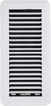 Floor Register, Includes Steel Grill And Rust-proof Damper Box, 4" 10", White. Fixed Price $21.61.