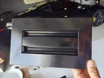 8X4 Modern Vent Cover - Decorative Black Aluminum Air Buildmart. Fixed Price $25.00.