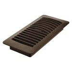 Lot Of 6 - RG1293 Imperial Louvered Plastic Floor Register 4X10 Inch Brown. Fixed Price $42.99.