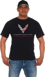 Jh Design Mens Chevy Corvette T-shirt C8 Logo Black Crew Neck. Fixed Price $24.98.