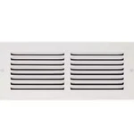 Everbilt 8 In. X 4 Steel Return Air Grille White. Fixed Price $11.63.