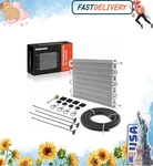 Transmission Oil Cooler, Universal Aluminium 8 Pass Tube And Fin, Kit. Fixed Price $75.99.