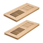 Razo Pcs Pack Red Oak Wood Floor Register, Flush Mount Vent With Damper, 4X12. Fixed Price $64.96.