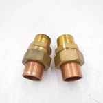2 Pack Everflow 3/4"MNPT Copper Union Fittings W/ Sweat To Male Connections. Fixed Price $39.99.