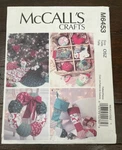 Mccalls M6453 Patchwork Christmas Tree Skirt Wreath Stockings Ornaments Uncut. Fixed Price $7.50.