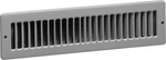 Hart & Cooley 10" X 2" Toe-space Return Air Grille White Steel Fins. Fixed Price $25.32.