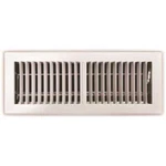 Truaire 150MW 04X12 In. White Floor Register. Fixed Price $27.26.