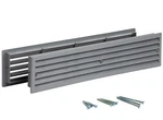Internal Vents For Interior Doors 16 7/8" X 3" - Two Sided Gray. Fixed Price $41.31.