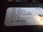 Jakel J238-150-15293 Draft Inducer Blower Motor Assembly 223075-01 119384-00. Fixed Price $75.00.