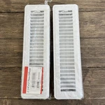 Two New Altus 2.25 X 12 White Floor Register Vent Diffusers Adjustable Damper. Fixed Price $10.00.