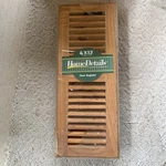 Nip Home Details By Ameriflow Wood Floor Register 4 X 12. Fixed Price $20.00.