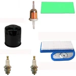M137556 M137555 Filters And Spark Plugs Kit Fits John Deere LT180 GT235 TY6081. Fixed Price $38.99.
