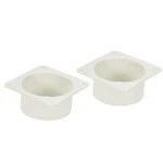 2PCS 4INCH Duct Connector Flange Abs Plastic Mounting Plate Hose Pipe Adaptor. Fixed Price $17.45.